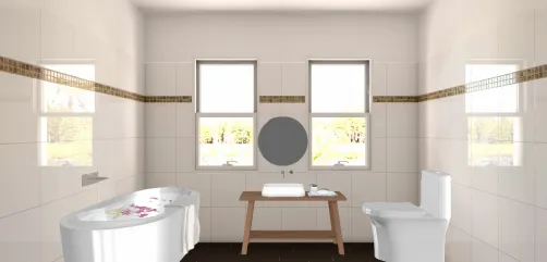 Baño minimalista 