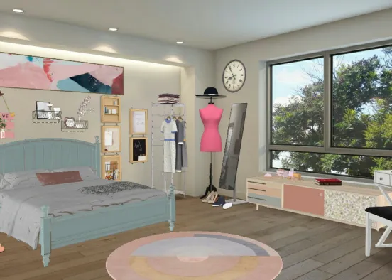 My new bedroom 😍 do you like it?? Design Rendering