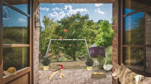 This is the closest thing to my childhood home. animals, insects, games, garden and farm. I love it! 