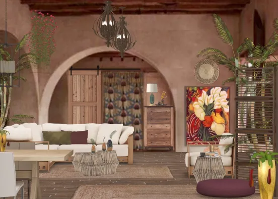 # Back patio  Визуализация дизайна