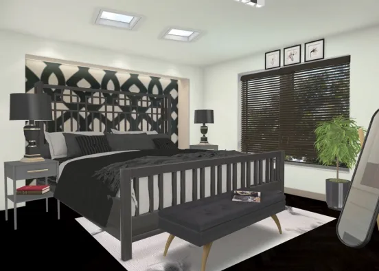 lush house: master bedroom (part 1 out of 3) Design Rendering