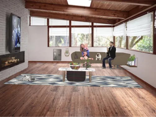 relaxing living room 