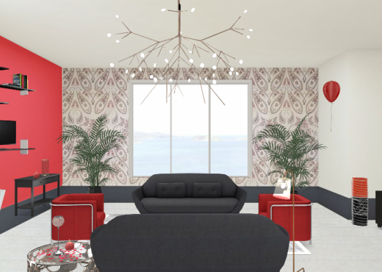 Black and red Design Rendering