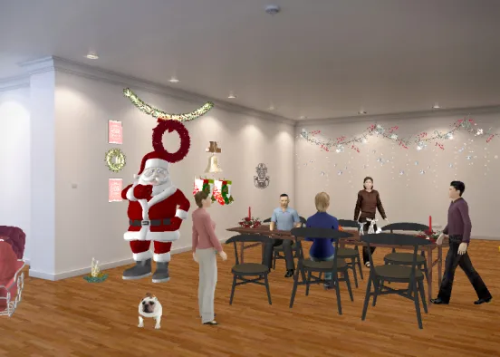 christmas party Design Rendering