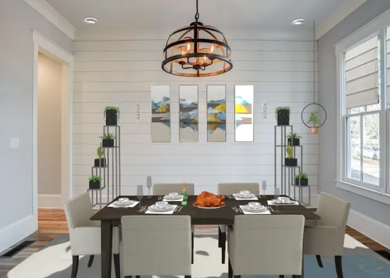 Dining room Design Rendering