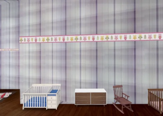 Baby Nursery  Design Rendering