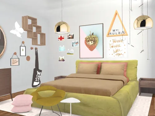 typical tween bedroom