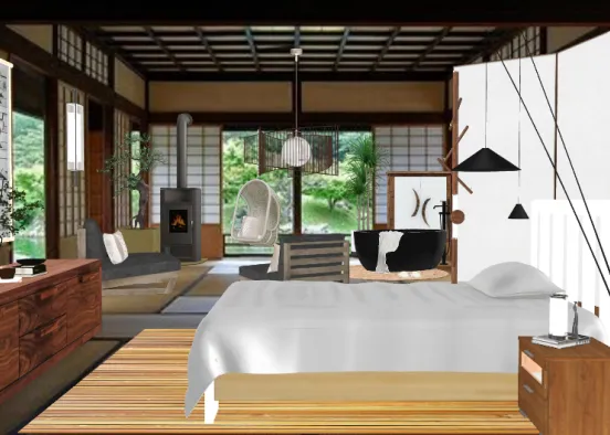 Japan suite 🏯🇯🇵 Design Rendering