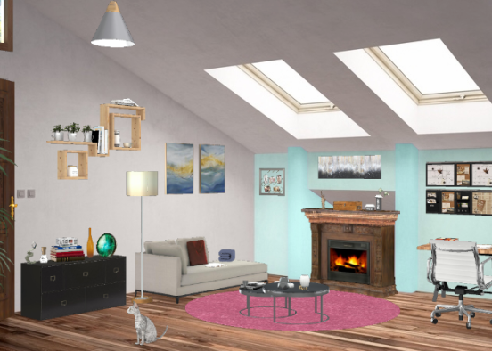 attic 1.. soffitta 1...  Design Rendering