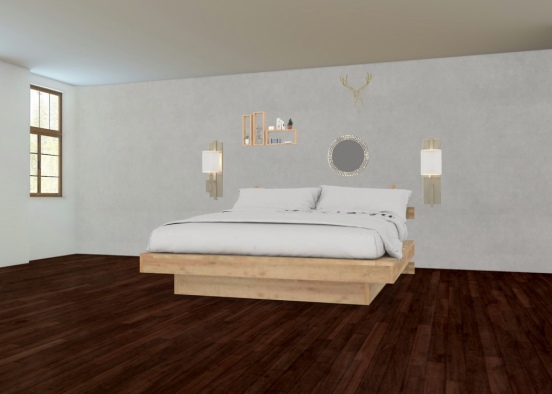 Modern Bedroom Easy Design Rendering