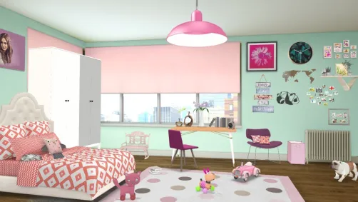 chambre enfant fille by Ariane 