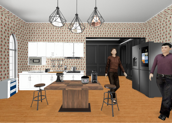 The little kitchen  Design Rendering