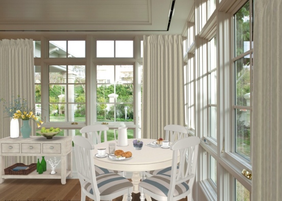 Country Dinning  Design Rendering