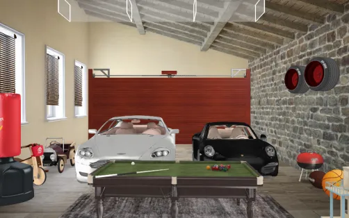 Large garage