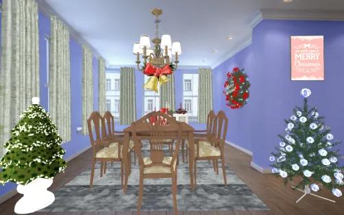 Christmassy  Dining room