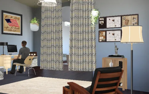 Cozy home office