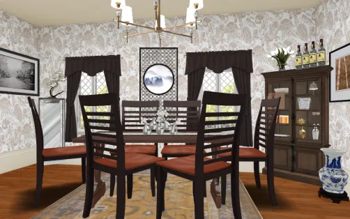 Casual dining room