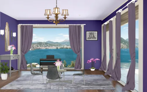 Casual dining room.