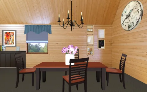 Country dining room