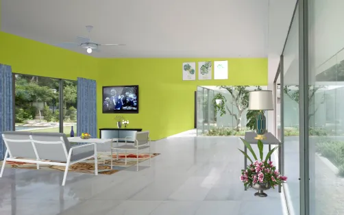 Open concept living space