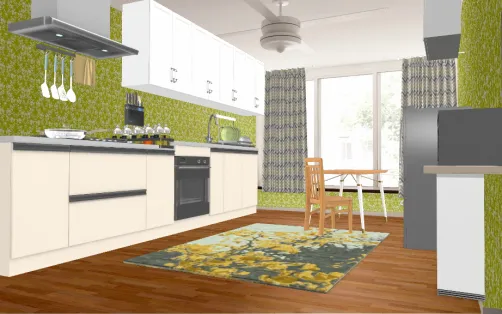 Small apartment kitchen