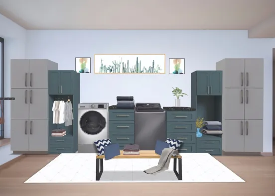 laundry room!❤️😆 Design Rendering