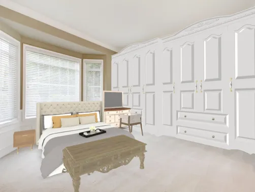adult room yellow modern fancy theme