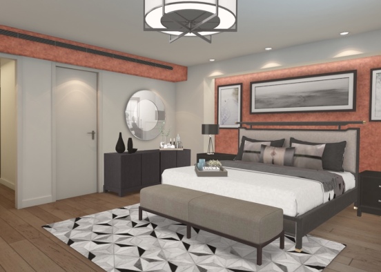 Grey bedroom 2 Design Rendering