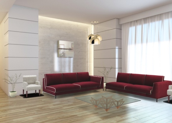 living area  Design Rendering