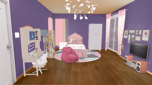 Pre-teen’s mansion bedroom
