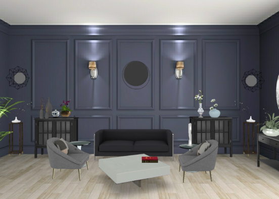 Living room  2 Design Rendering