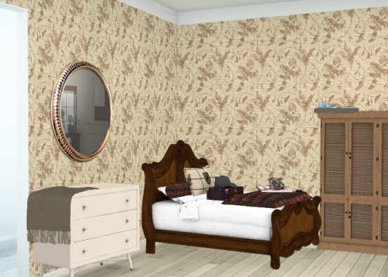 Dormitorio de nana Design Rendering