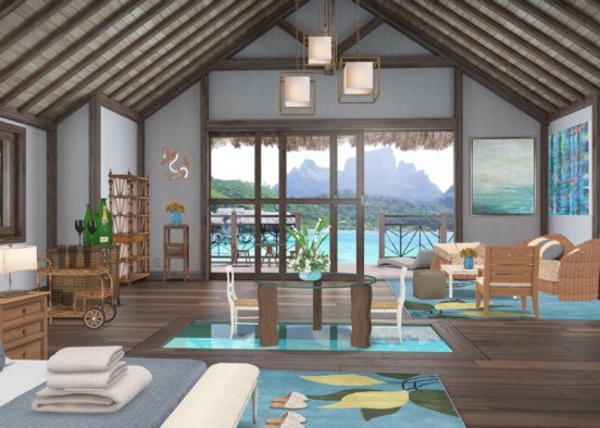 Cabana Honeymoon  Design Rendering