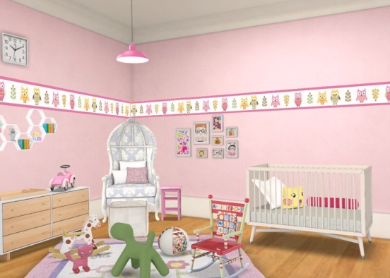 Nursery Nook Design Rendering