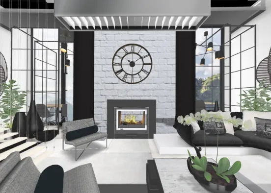 # Modern Loft Визуализация дизайна