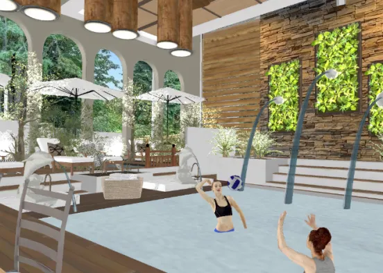 # Plant Tribe Pool Визуализация дизайна