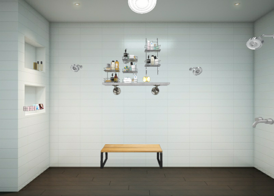 Relaxing bathroom Design Rendering