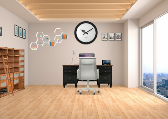Office room Design Rendering