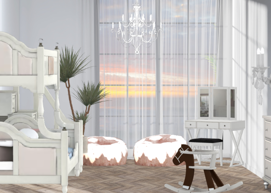 Little girl's room 👧 Design Rendering