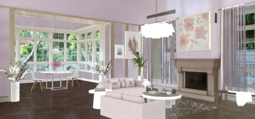 Spring living room/ breakfast nook