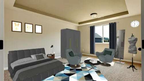 Dramatic room with lots of style