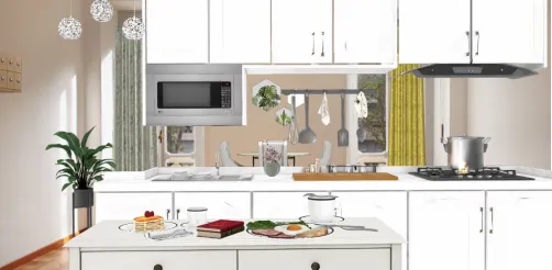 The light kitchen