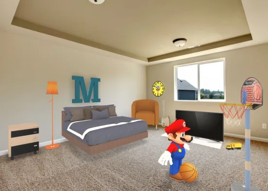 baby Mario's room Design Rendering
