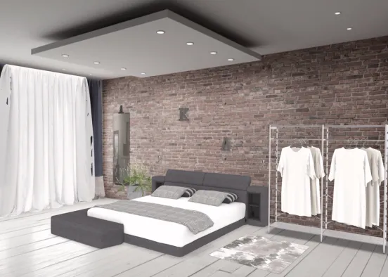 This is bedroom,whose I dream Design Rendering