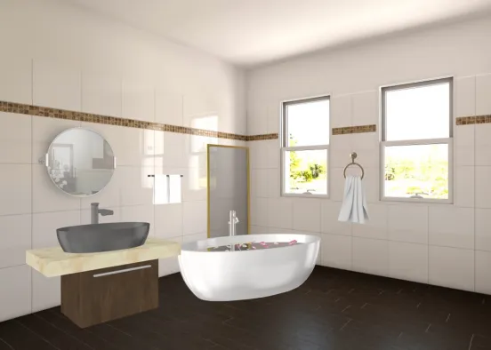 Salle de bain ahah  Design Rendering