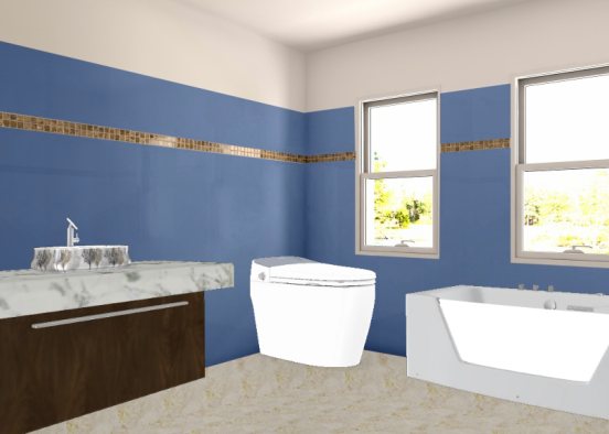Showstopper Bathroom Design Rendering