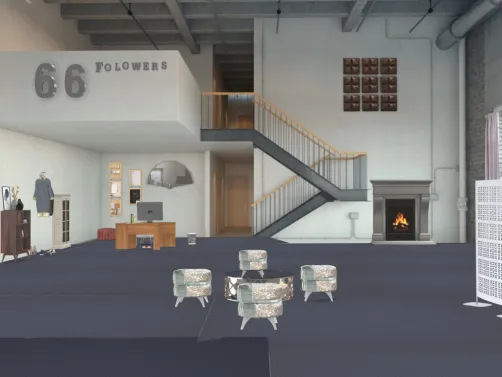 officers and living room