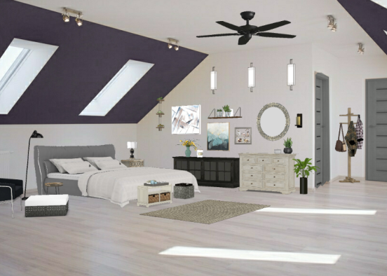 Relaxed and cozy Design Rendering
