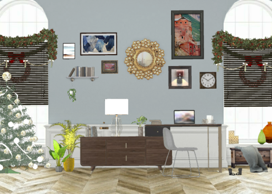 Cozy office Design Rendering