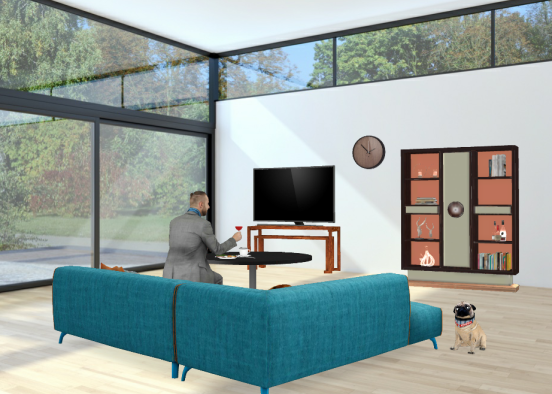 This is my living room Design Rendering